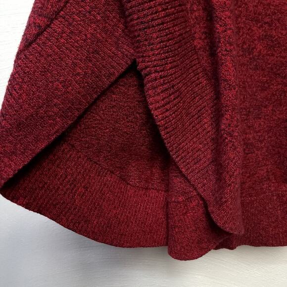 Express Soft Knit Sweater Size Small Short Sleeve Rust Red Heathered Womens - Picture 6 of 10